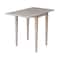 International Concepts Rectangle Small Dropleaf Table, Washed Gray Taupe, 20.6 W, 36 L, 29 in H, Wood, Washed Gray Taupe T09-2236D - alternate 10